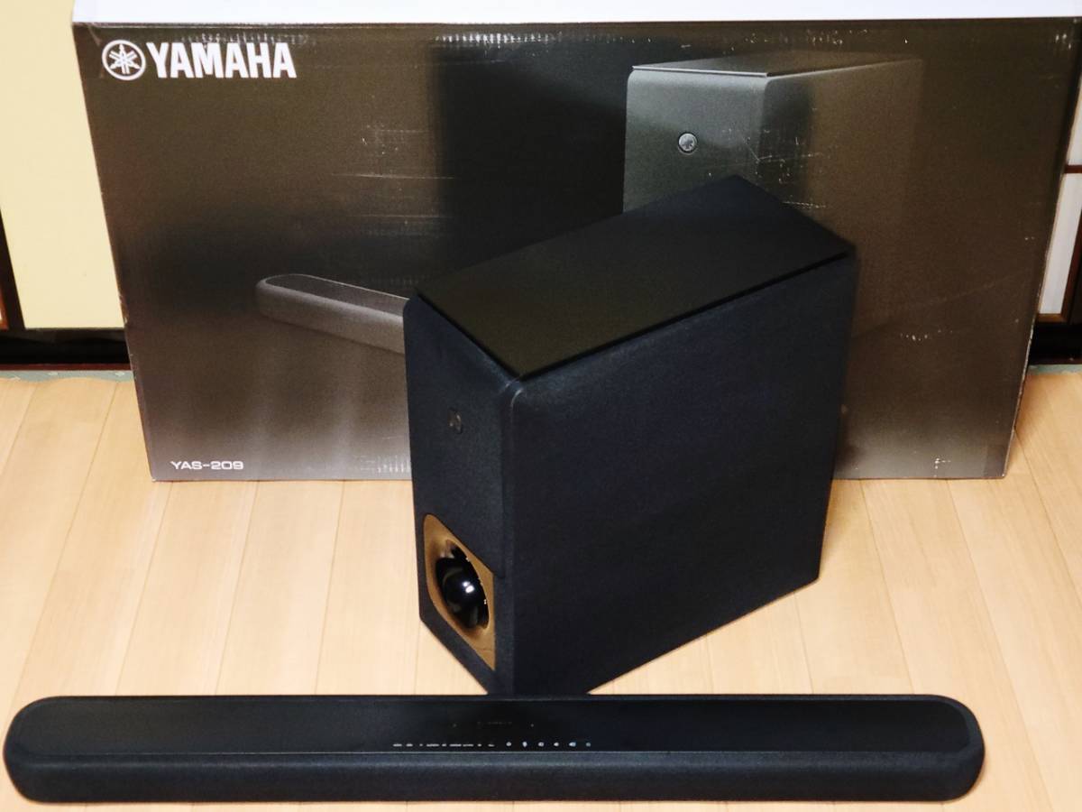 ヤマハ YAMAHA YAS-209 B サウンドバーフロントサラウンドシステム