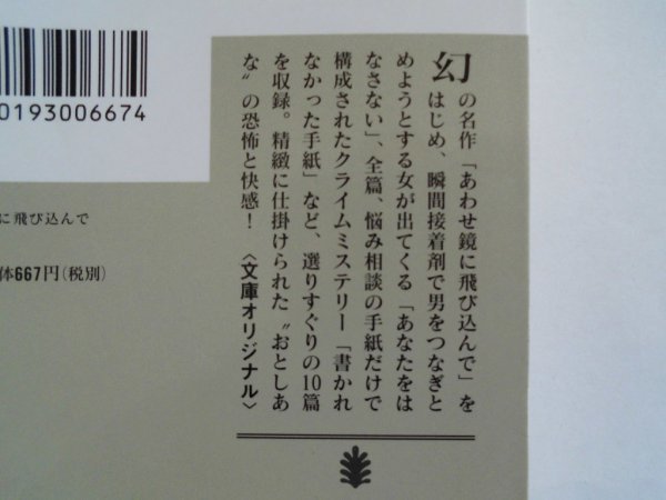 あわせ鏡に飛び込んで　2010年10刷　井上夢人　文庫_画像2