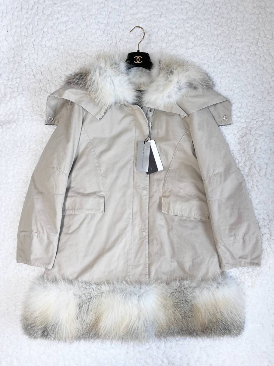 ERMANNO SCERVINO エルマノシェルビーノフーデッドショートコート 激安