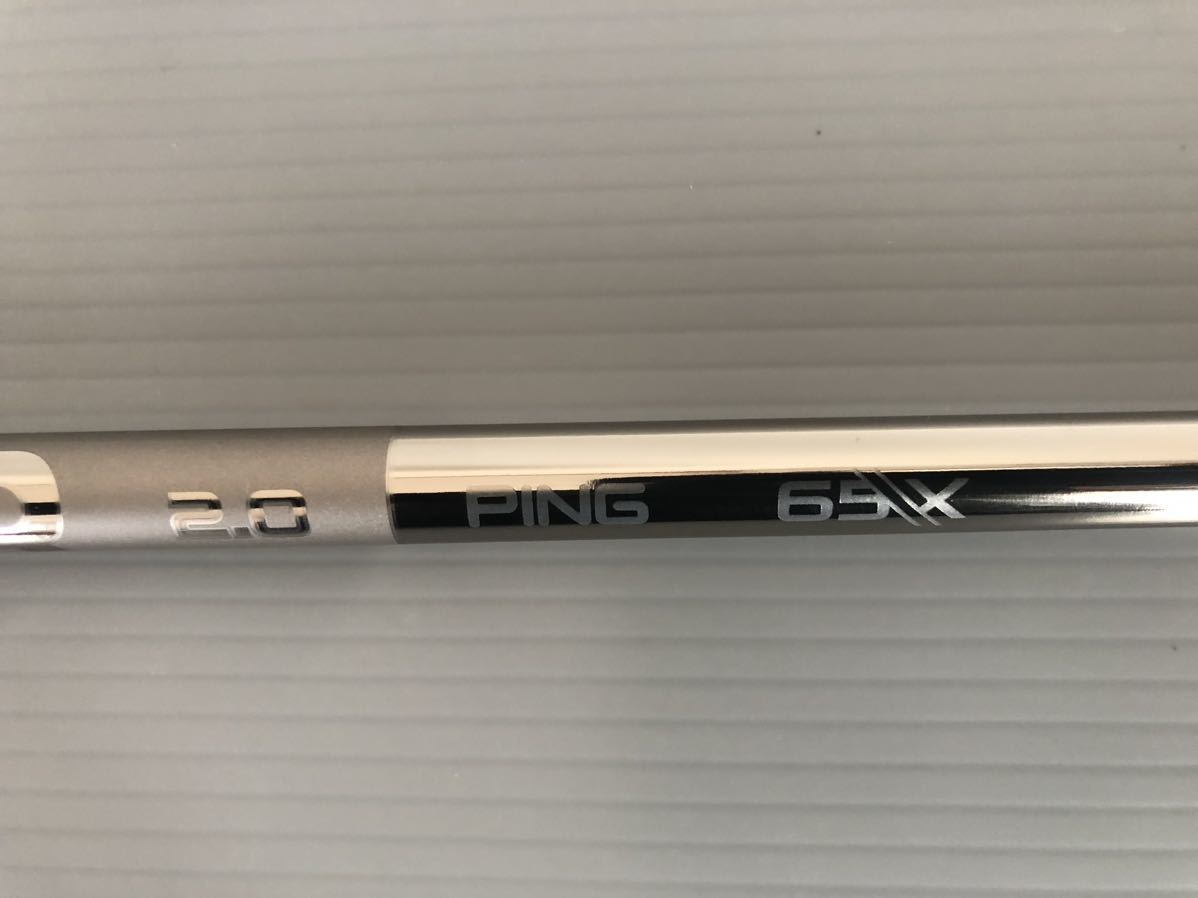 【未使用】 PING G430 5W用 純正シャフト PING TOUR 2.0 CHROME 65(X) 日本正規品