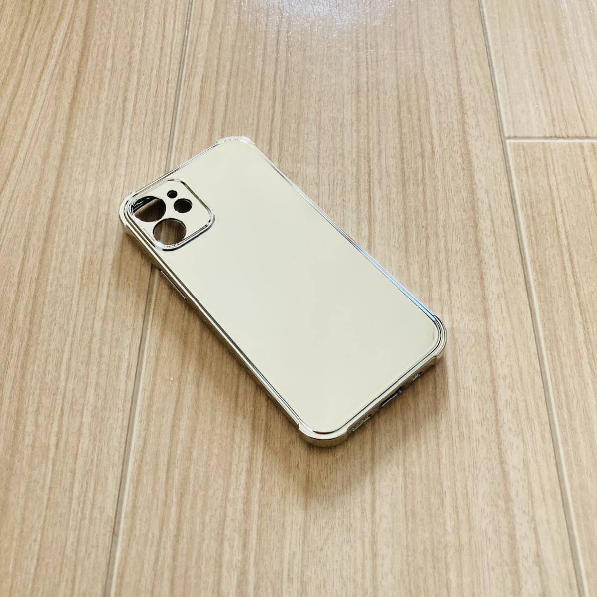 iPhone12mini iPhone12 mini case Impact-proof metallic case TPU case silver iPhone case smartphone case free shipping high quality 