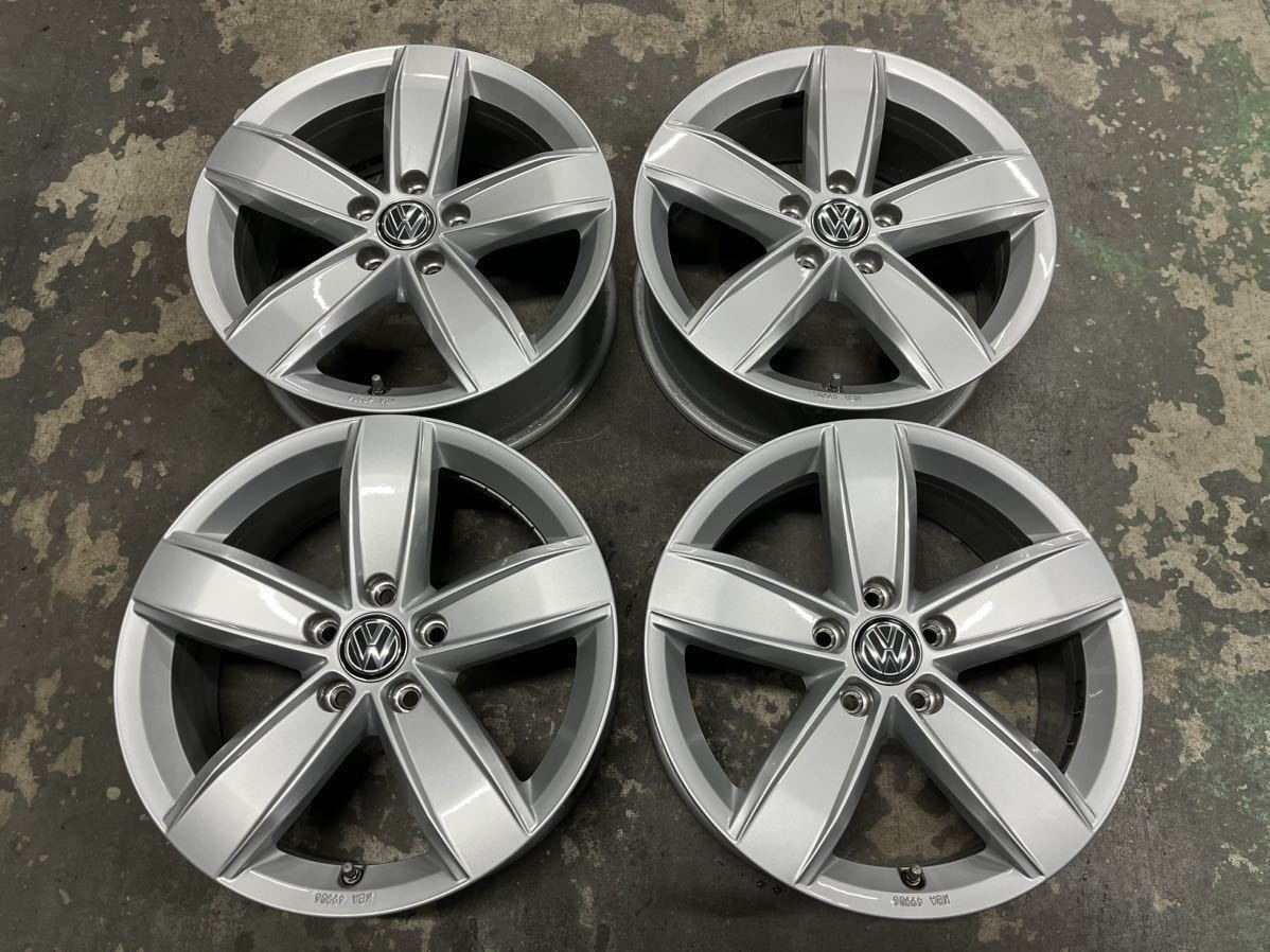 希少!美品! VW純正ホイール オプション 4本セット センサー付 17in6