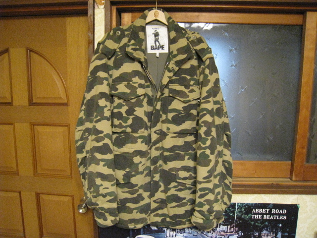 オープニングセール】 BAPE ベイプ ブラック フリース ジャケット