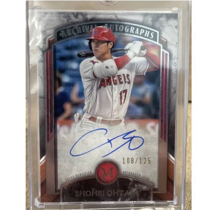 Topps Museum Collection Archival ロサンゼルス エンゼルス 大谷翔平 直筆サイン カード WBC 日本代表 侍ジャパン  MLB 125枚限定