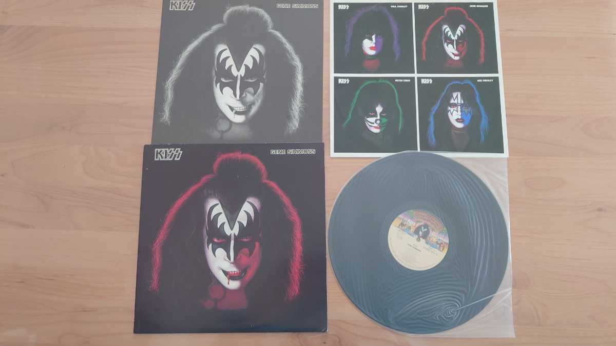 ★キッス KISS ★ジーン・シモンズ GENE SIMMONS★歌詞カード汚れあり★LPレコード★見本盤★中古品★PROMO★SAMPLE