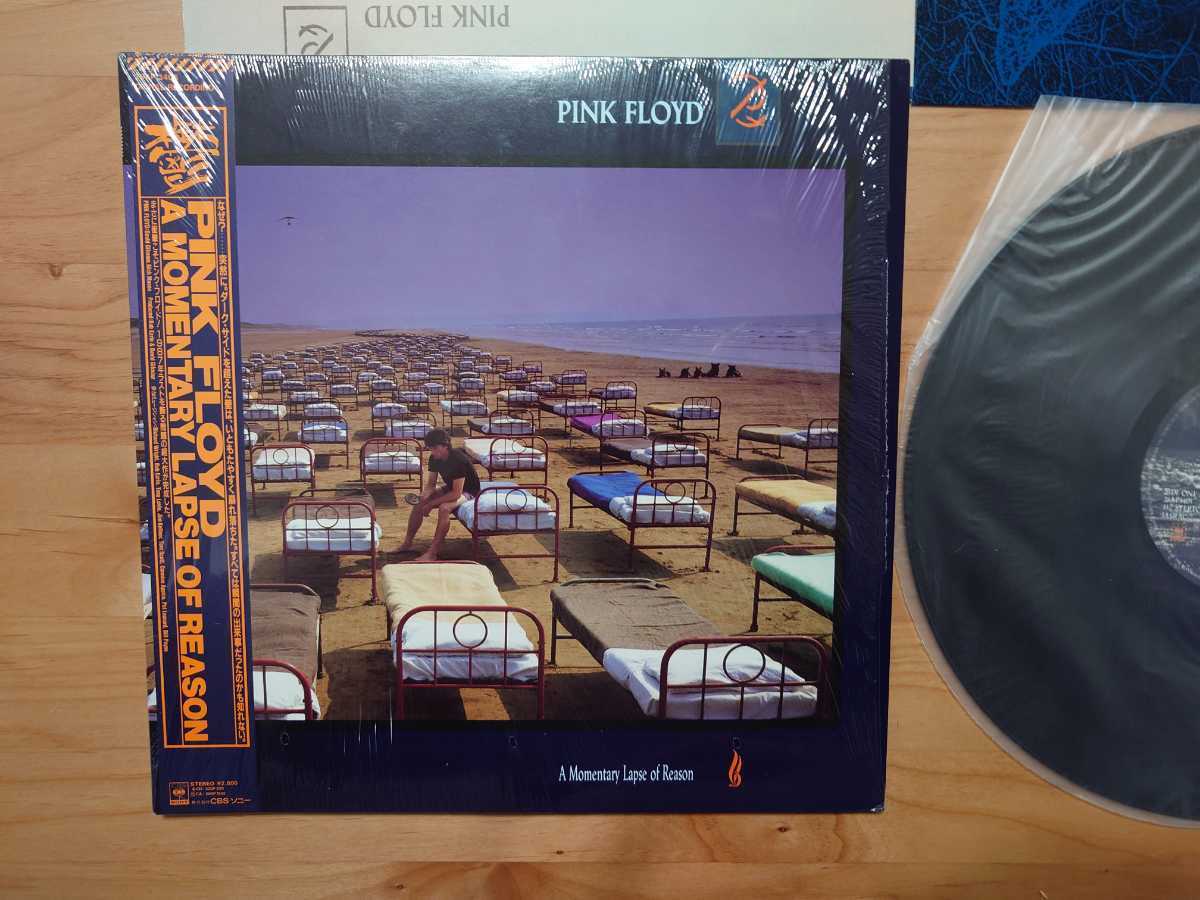 ★ピンク・フロイド Pink Floyd★鬱 Momentary Lapse Of Reason★帯付★LPレコード★中古品★シュリンク残り 