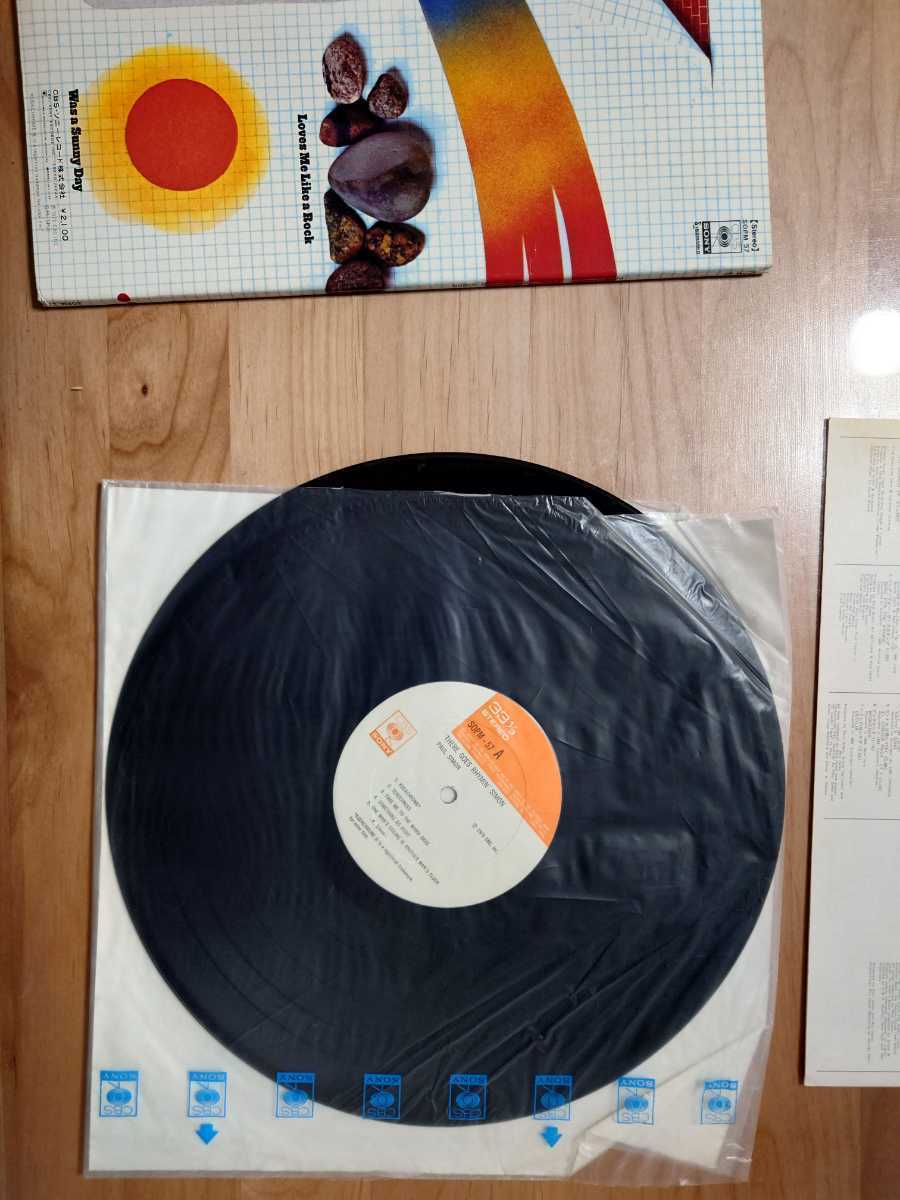 ★ポール・サイモン Paul Simon★ひとりごと There Goes Rhymin' Simon★帯付★LPレコード★ジャケット、歌詞カード汚れあり★中古品　