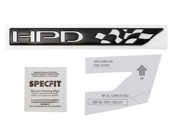 USホンダ純正 HPD リアエンブレム ゲートエンブレム 幅約20cm 縦約2.4cm 両面テープ ホンダ HR-V ZR-V RZ系_画像7