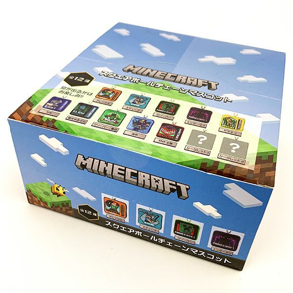 Minecraft マインクラフト スクエアボールチェーンマスコット 1ＢＯＸ12入