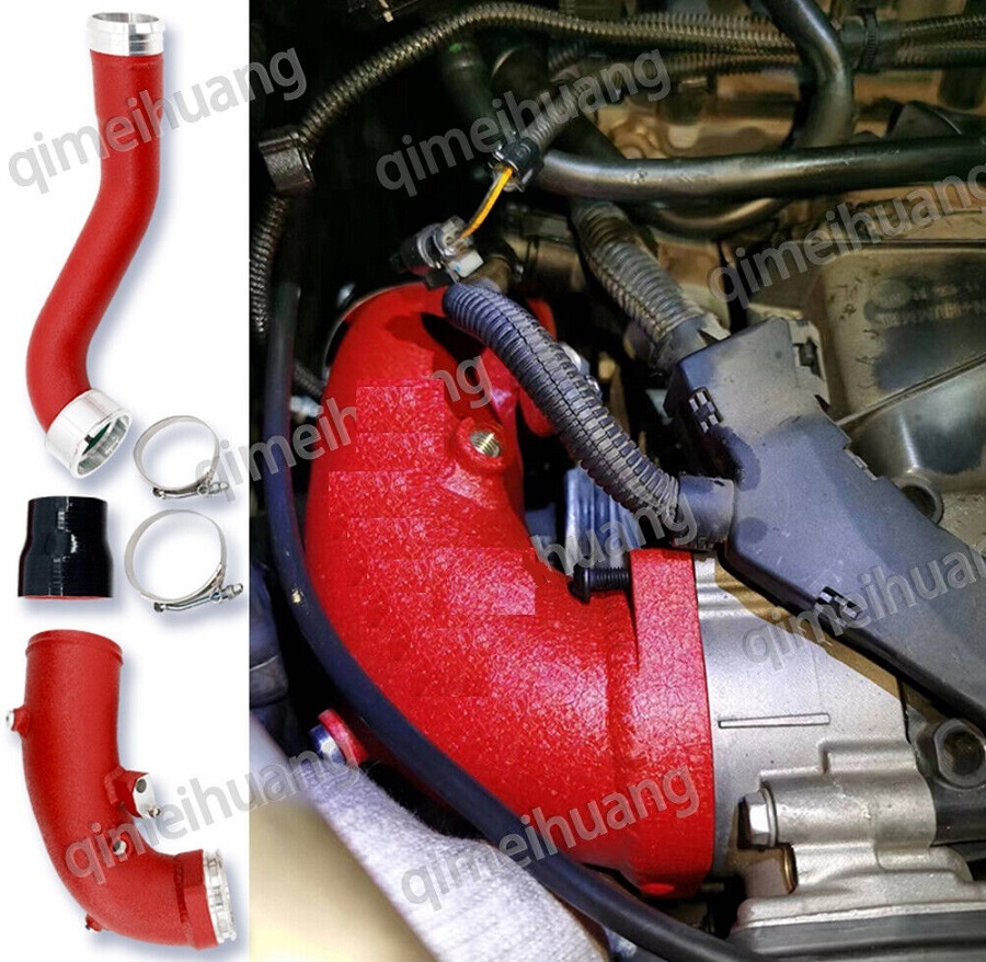 特価 ☆ BMW G29 Z4 M40i B58 3.0Lターボ アルミ チャージパイプ ブラック CHARGE PIPE ブーストパイプ_取り付け画像(画像はレッドです)