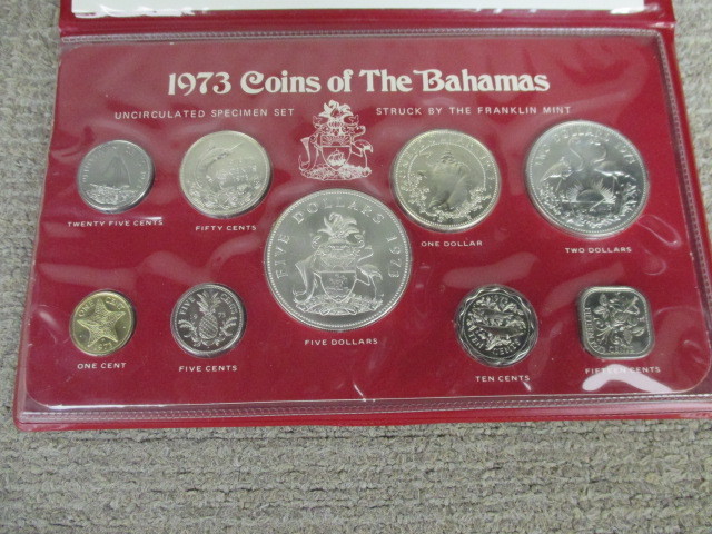 1973年 バハマ連邦 公式貨幣セット プルーフセット  コイン 記念硬貨の画像3