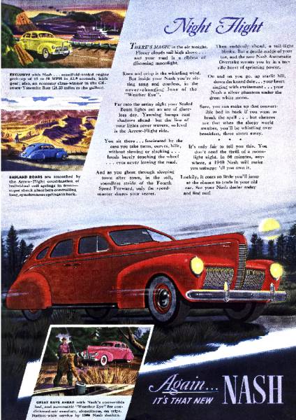 ◆1939 год     автомобиль   реклама   ...　NASH　