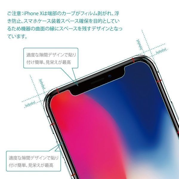 iPhone 8/7Plus ガラスフィルム 2個セット 強化ガラス 3D Touch対応 硬度9H 保護フィルム 1ヶ月保証「GLASS-I7/8(5.5).Dx2」_画像8