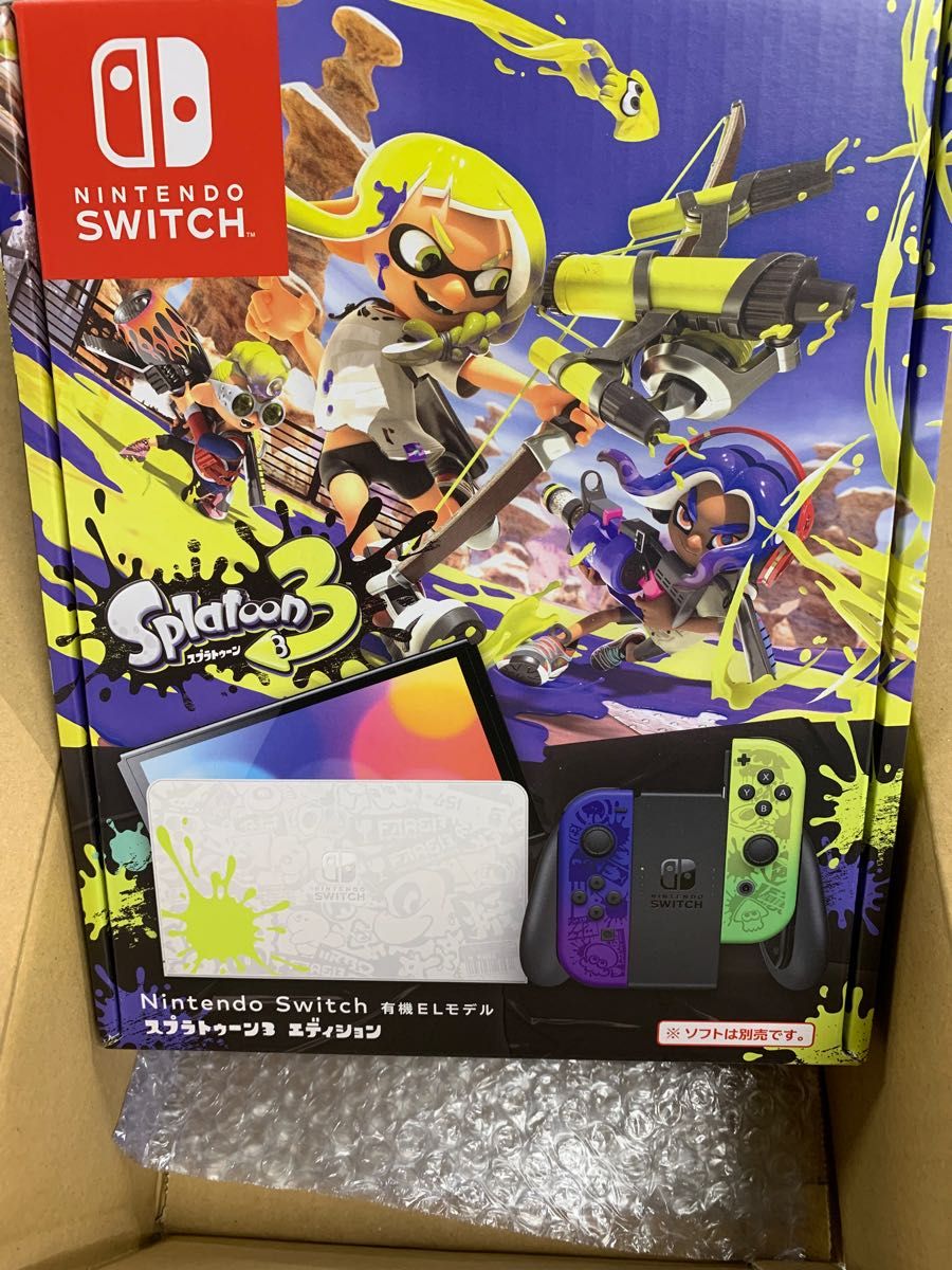 「Nintendo Switch(有機ELモデル) スプラトゥーン3エディション」新品・未開封品