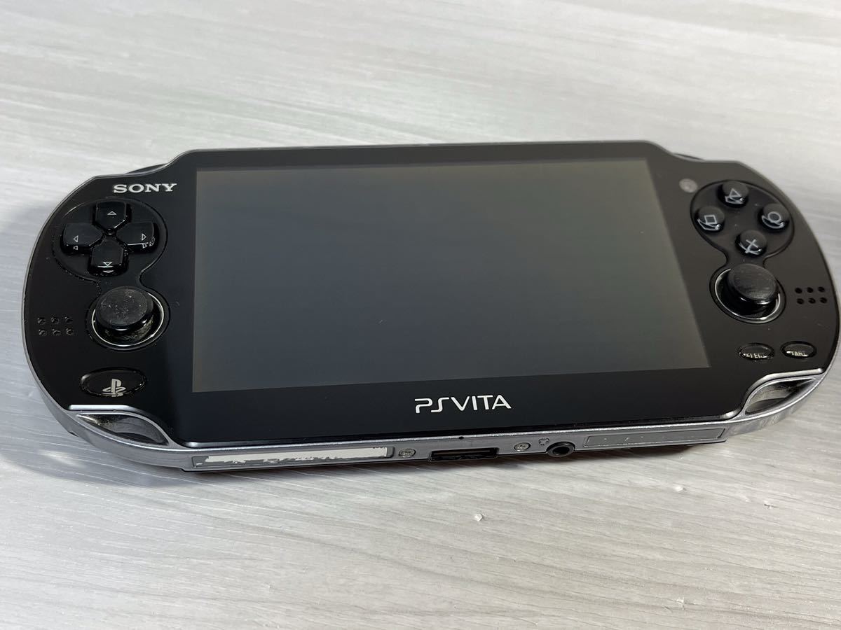 送料込み 動作品 PS Vita PCH-1100 ブラック PlayStation Vita SONY 3G