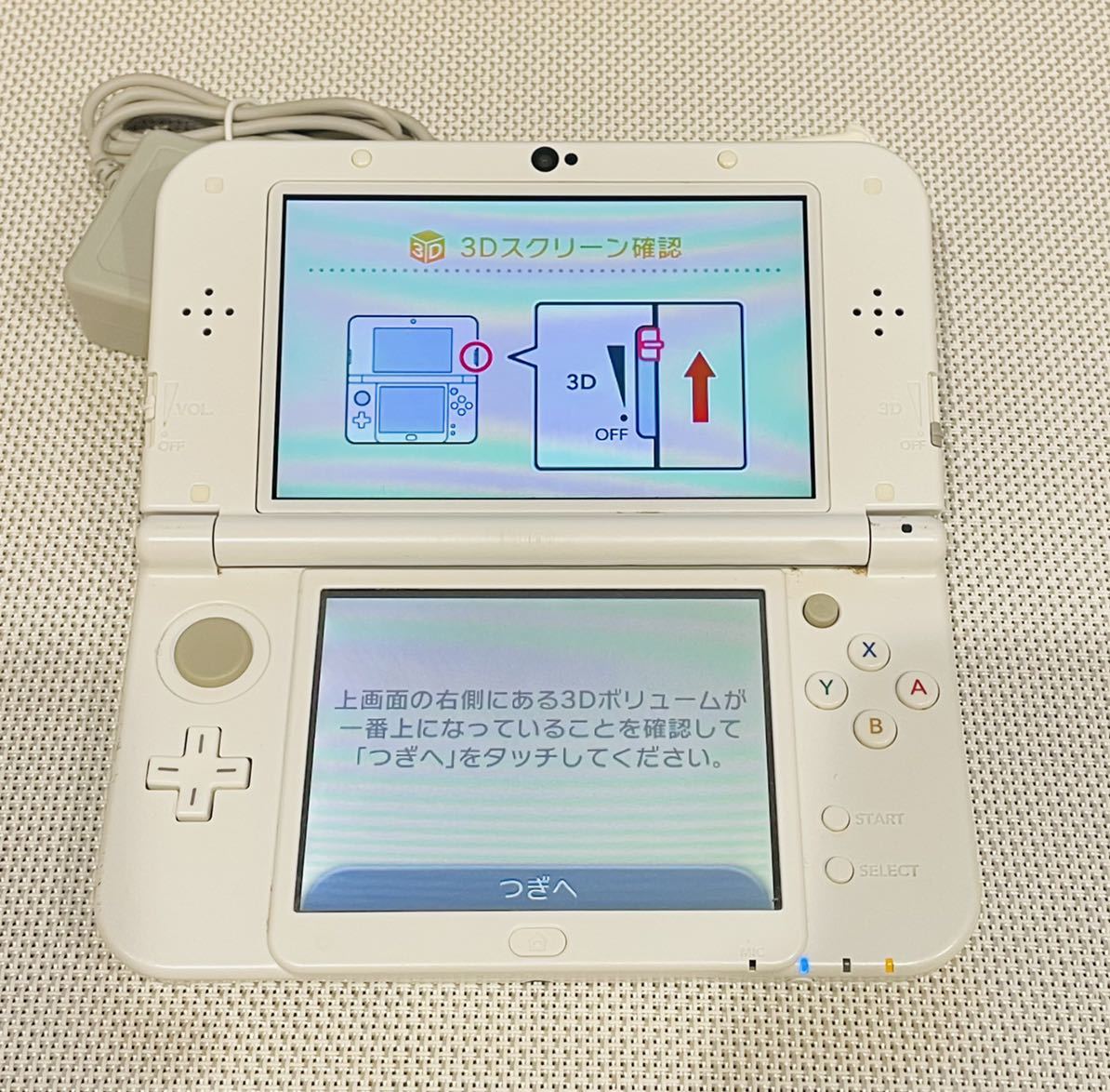 newニンテンドー3DS LL パールホワイト　本体動作品　送料無料　Nintendo 任天堂