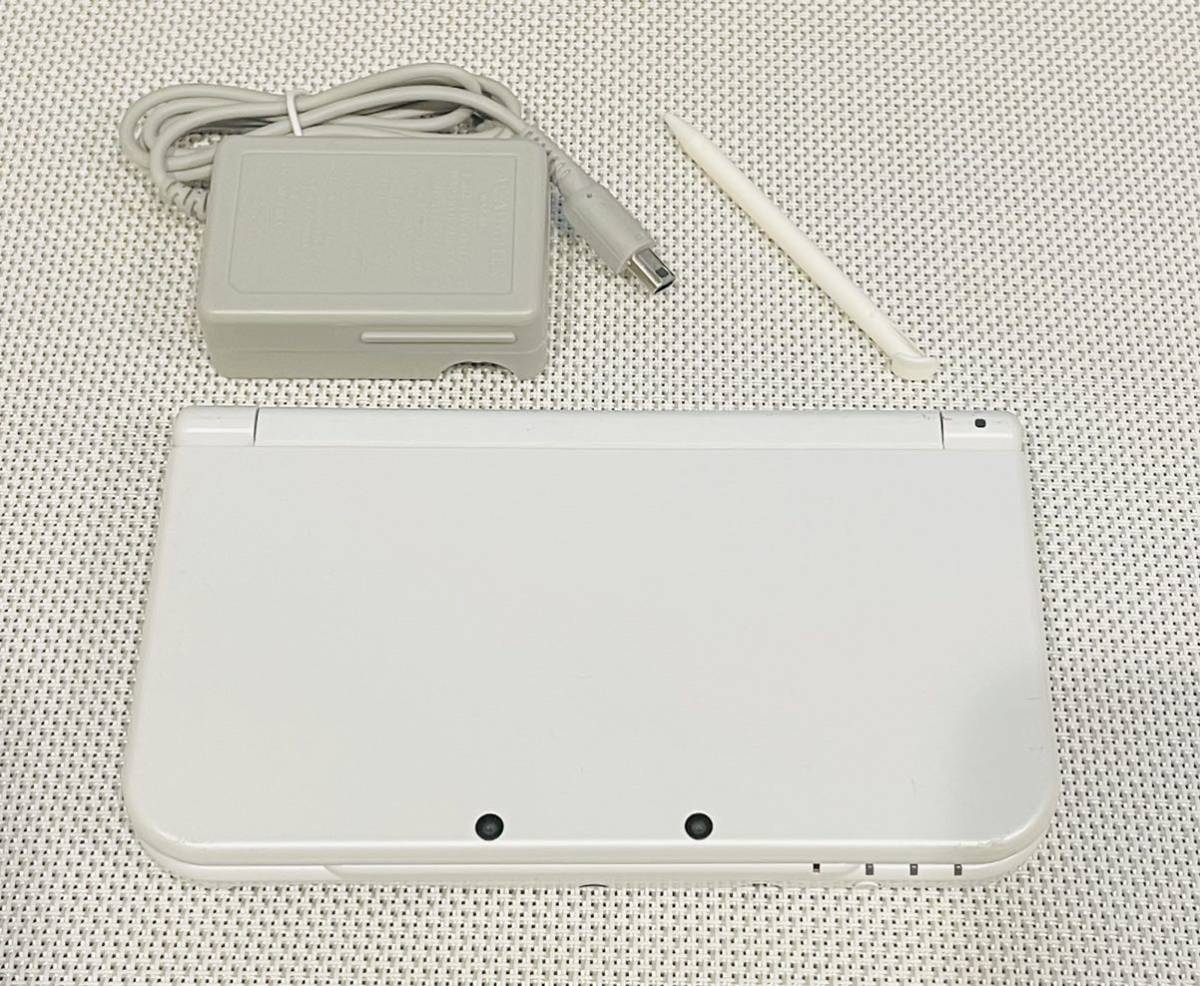 newニンテンドー3DS LL パールホワイト 本体動作品 送料無料 Nintendo