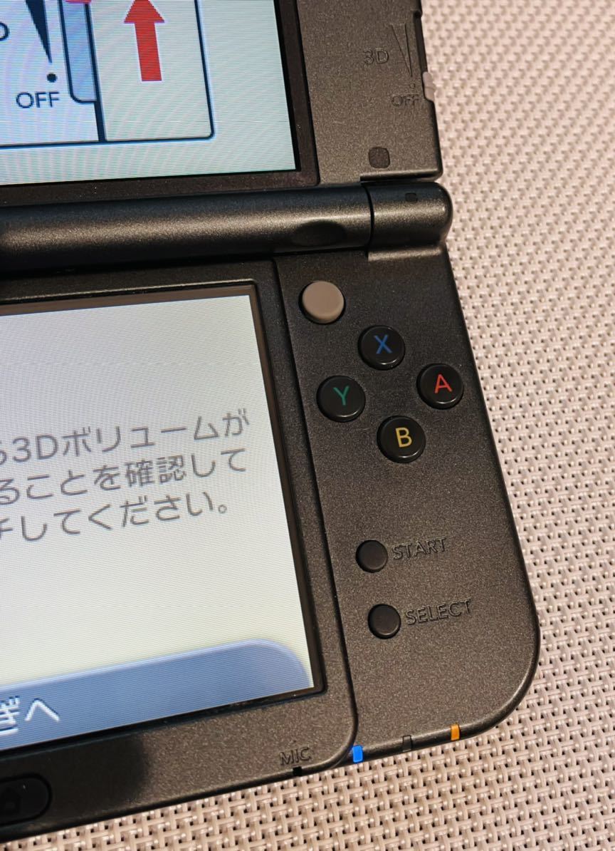 Newニンテンドー3DS LL メタリックブラック 本体動作品 送料無料 付属