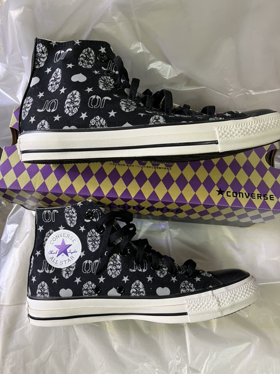 ダブル/ミストブルー 27.5cm converse✖️ JoJoの奇妙な冒険 コラボ