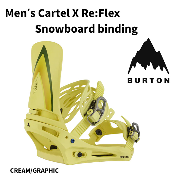 ☆最終値下☆30%OFF☆　22-23【 BURTON 】バートン　 MEN′S CARTEL X Re:Flex 　メンズ　カーテル　エックス　 ビンディング　正規販売店 _画像1