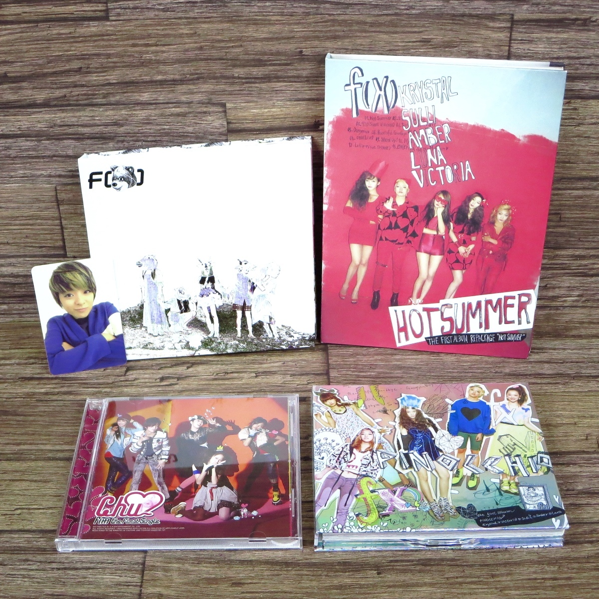 未使用 f x エフエックス CD 4点 セット トレカなし mandhucollege.edu.mv