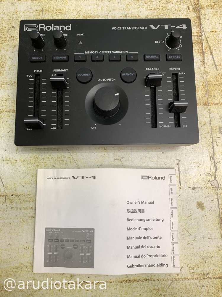 送料無料 Roland VT-4 超フルセットほぼ未使用 動作確認のみ