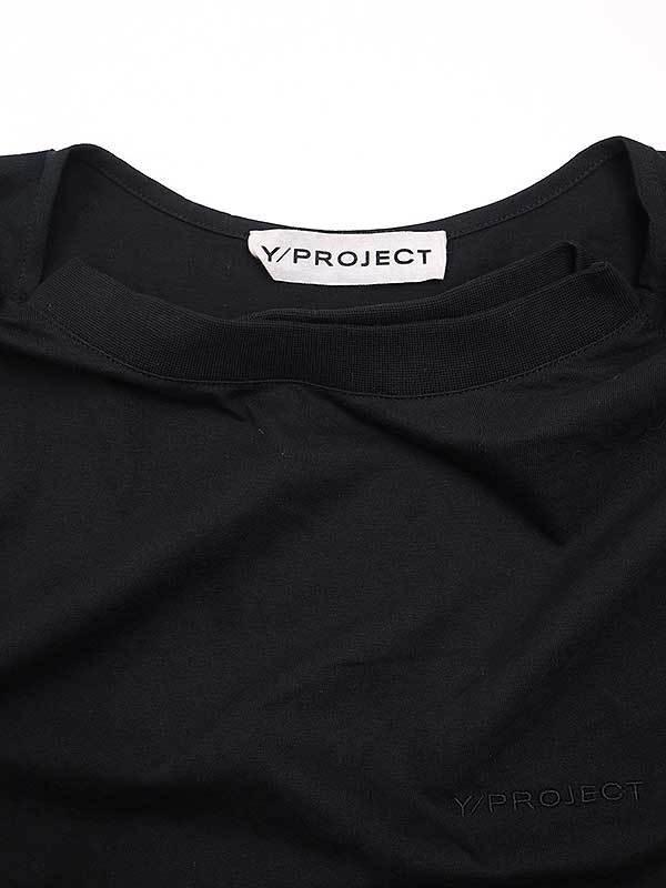 カラーはブ Y/PROJECT ブラック ロゴ Tシャツの通販 by 111's shop