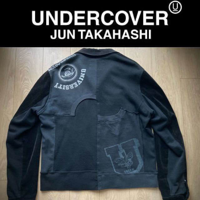 undercoverアンダーカバー初期 再構築ドッキング切替スウェットジャケット-