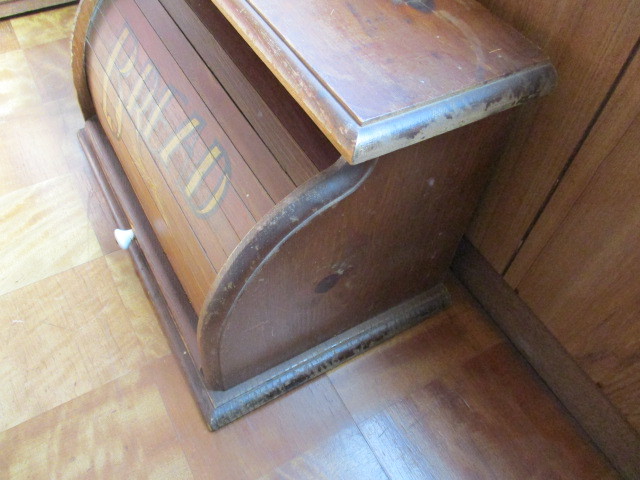 KNOCK ON WOOD社ブレッドケース蛇腹ブレッドボックスアメリカUSAアンティークビンテージレトロ KNOCK ON WOOD社ブレッドケース蛇腹ブレッドボックスアメリカUSAアンティークビンテージレトロ