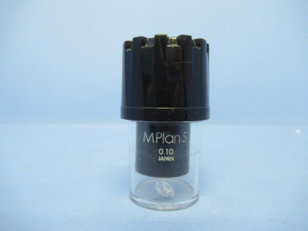 OLYMPUS 顕微鏡対物レンズケース付き Mplan5 0.10 y1192
