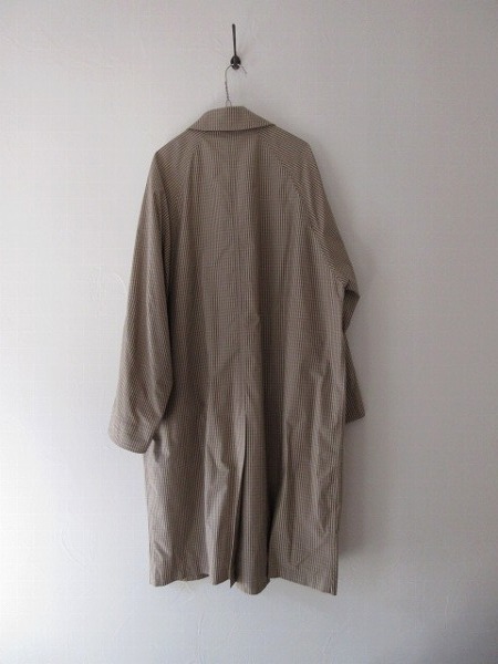 AURALEE オーラリー FINX WEATHER CLOTH CHECK COAT