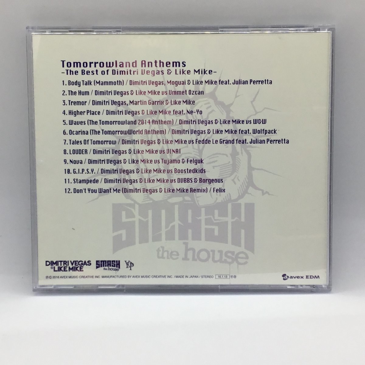 EDM ◇ ディミトリ・ヴェガス & ライク・マイク / Tomorrowland Anthems -The Best of Dimitri Vegas & Like Mile- (CD) AVCD 93347_画像2