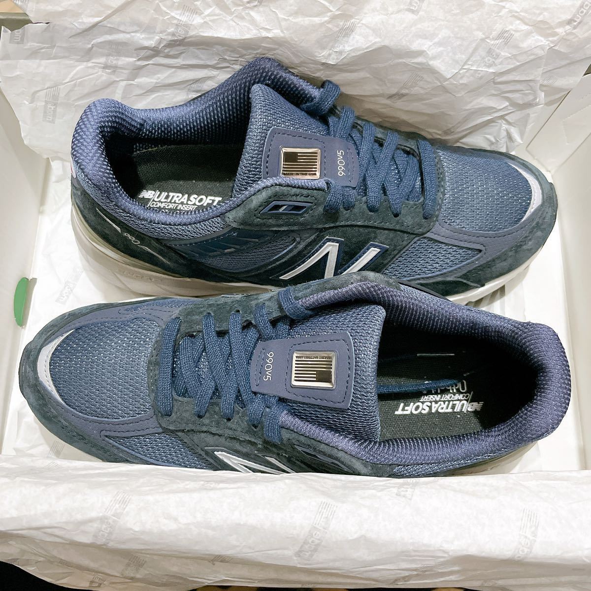 美品 New balance W 990 V5 NV 24 5 ニューバランス US7 5