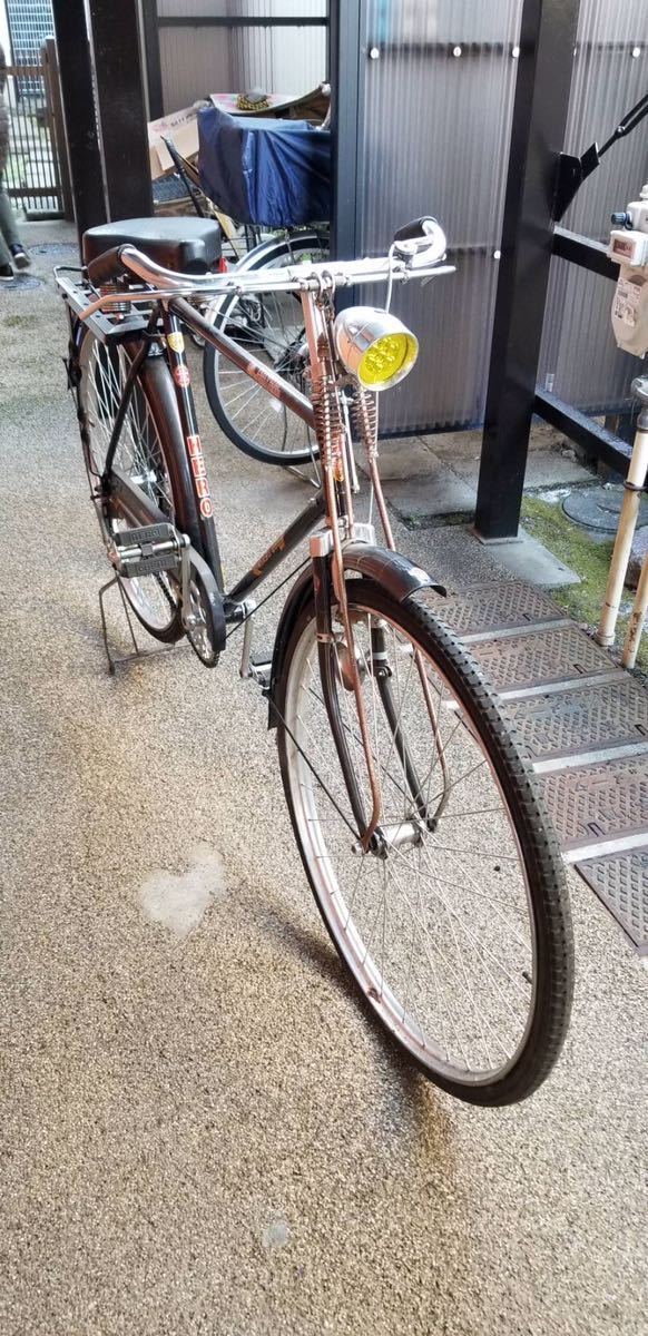 フォークと 世田谷発 ロッドブレーキ インド ヒーローサイクル 28