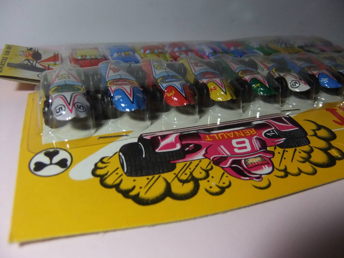 昭和 レトロ ブリキ ミニカー 車 レーシングカー Ｆ１ 2０台セット made in Japan 新品 ビンテージ デッドストック 駄菓子屋の画像7