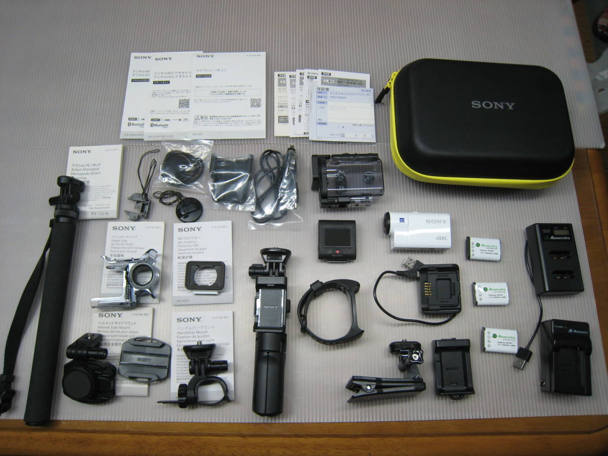 SONY FDR-X3000R 4Kアクションカメラ美品 付属品多数 のオンライン