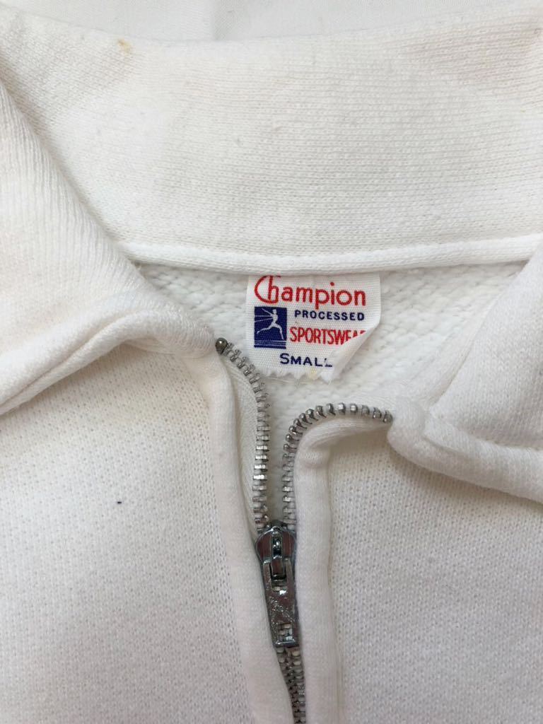 76%OFF!】 Champion チャンピオン ハーフジップ スウェット ランタグ