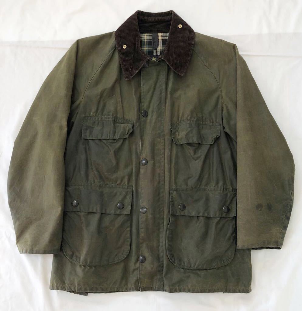 80s Barbour bedale バブアー ビデイル 希少サイズ!!-