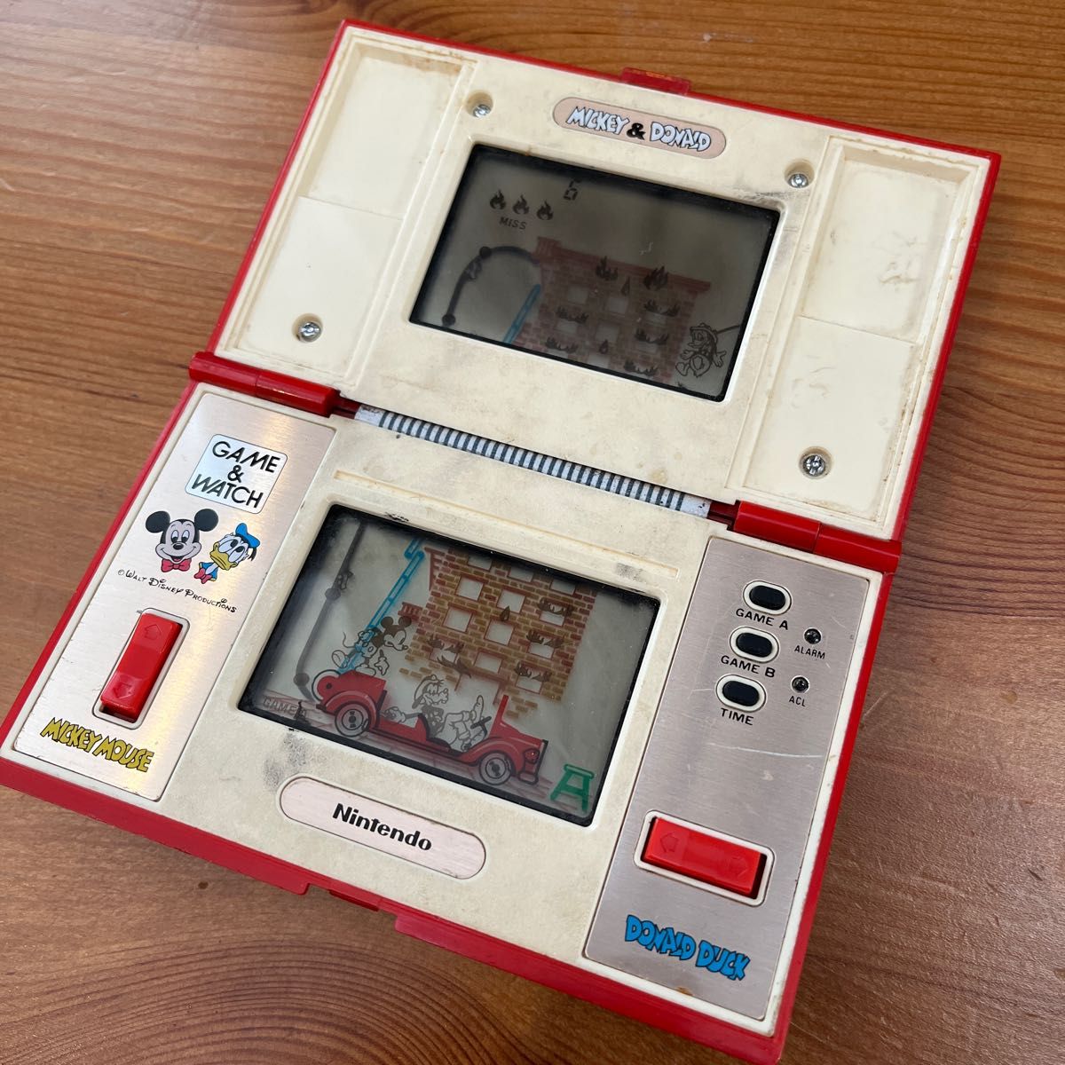 ミッキー ドナルド ゲームウォッチ GAME&WATCH Nintendo 当時物｜Yahoo