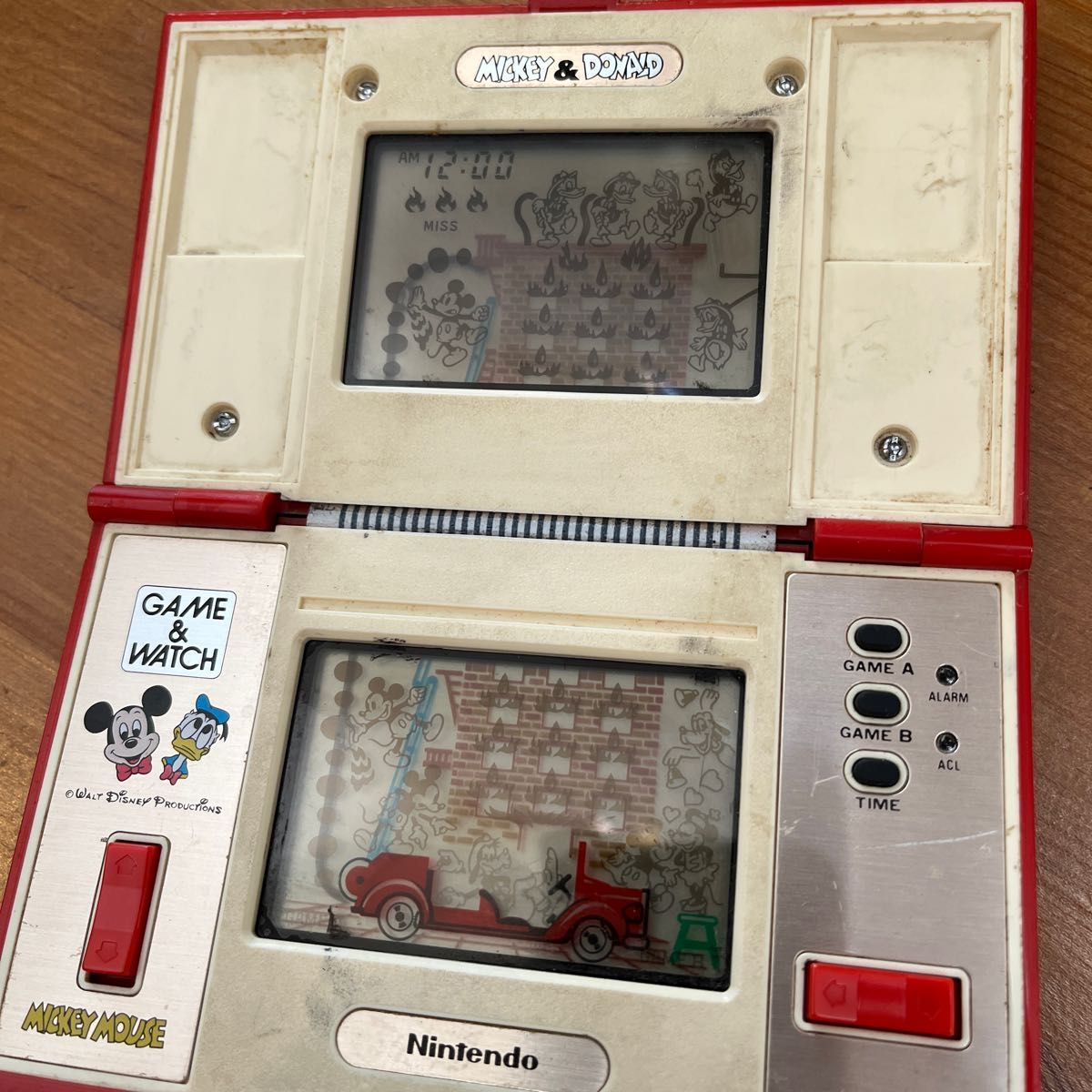 ミッキー ドナルド ゲームウォッチ GAME&WATCH Nintendo 当時物｜Yahoo