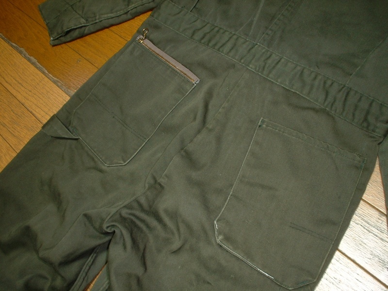 お宝60sビンテージ中綿入りDickiesオールインワン繋ぎツナギM(38-40)防寒スーツ正規ディッキーズUSAビンテージワークスーツオーバーオール_画像8