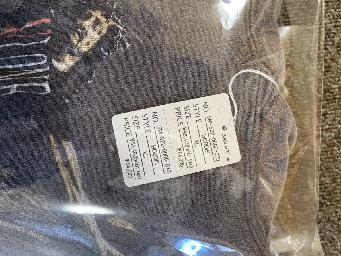 SAINT MICHAEL × VLONE HOODIE BLACK サイズ XL新品未使用品 SAINT MICHAEL × VLONE HOODIE BLACK サイズ XL新品未使用品