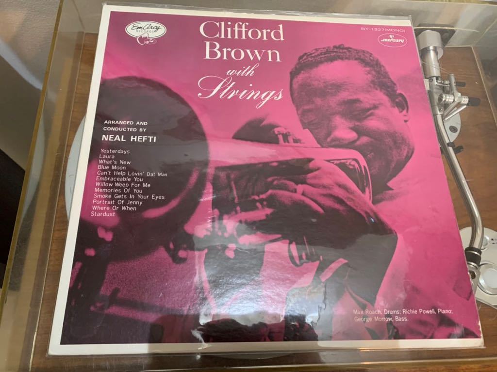 ★☆ JAZZ(ジャズ)LPレコード Clifford Brown with Strings ARRANGED AND CONDUCTED BYNEAL HEFTI_画像1