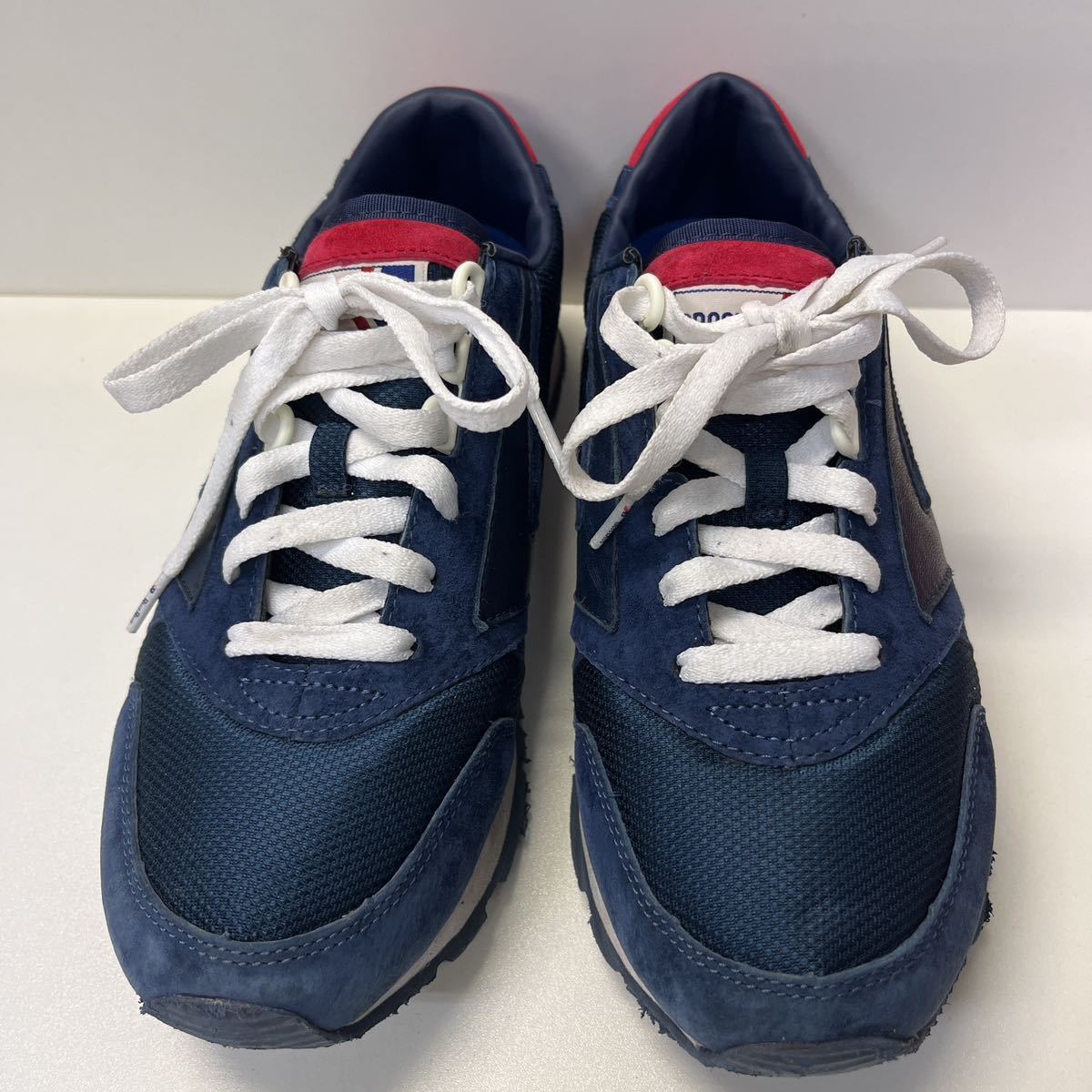 【美品】BROOKS HERITAGE×BLUE BLUE チャリオット　インディゴスニーカー　サイズ26.0 定価18000円＋税_画像2