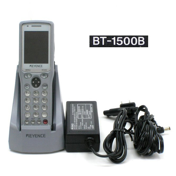 ☆2セット入荷 KEYENCE 超小型2次元コードハンディターミナル＋LAN通信ユニット BT-1500B No.36の画像1