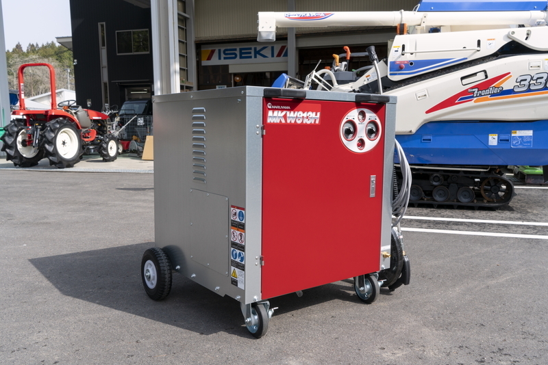 【広島】★新品!★丸山製作所 温水洗浄機 MKW813H-1 60Hz 8MPa 13L/min 2.2W/三相200V 高圧洗浄 殺菌 農場 岡山 【かわかく農機】_画像2