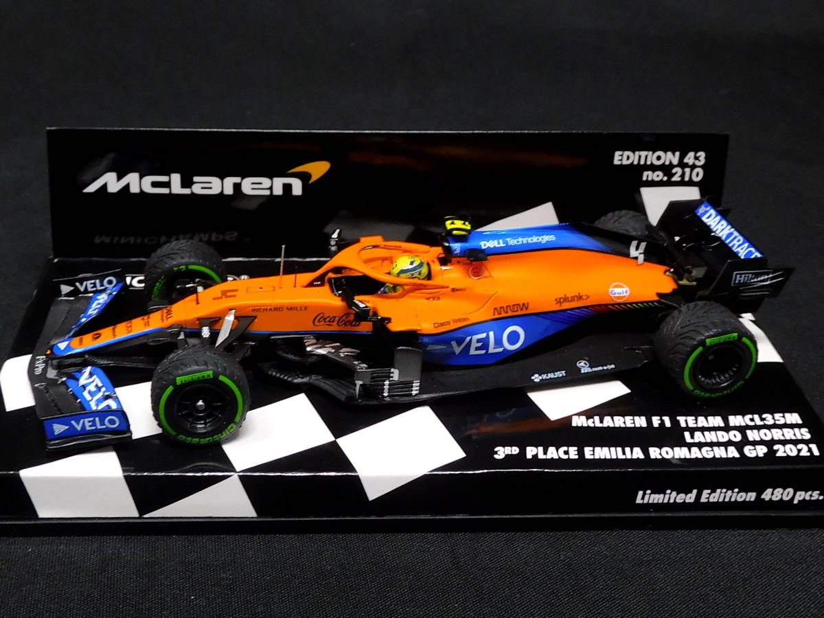 1/43 マクラーレン MCL35M エミリアロマーニャGP 3位 ランド・ノリス タバコ仕様