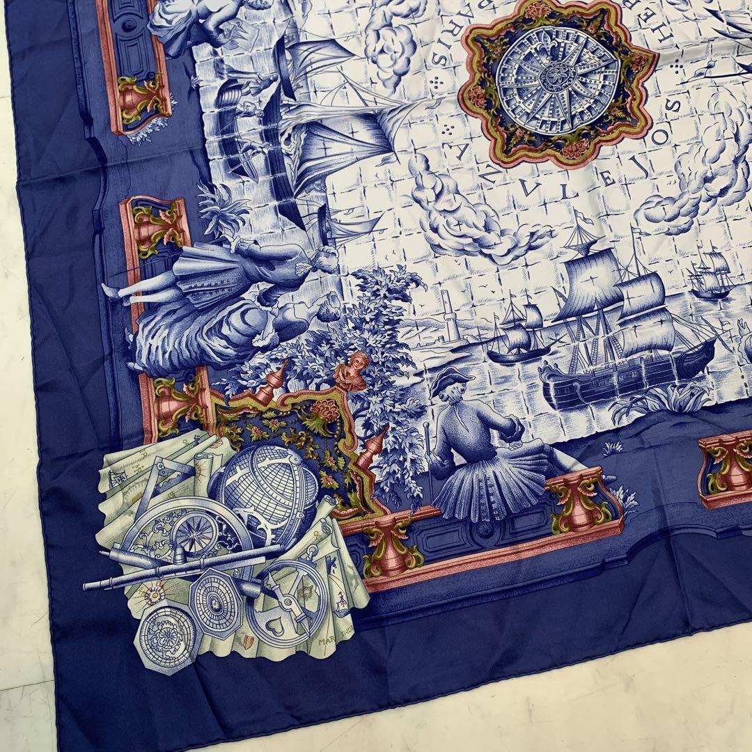 ☆美品☆HERMES エルメス カレ90 AZVLEJOS ブルー系 | macslasierraabq.com