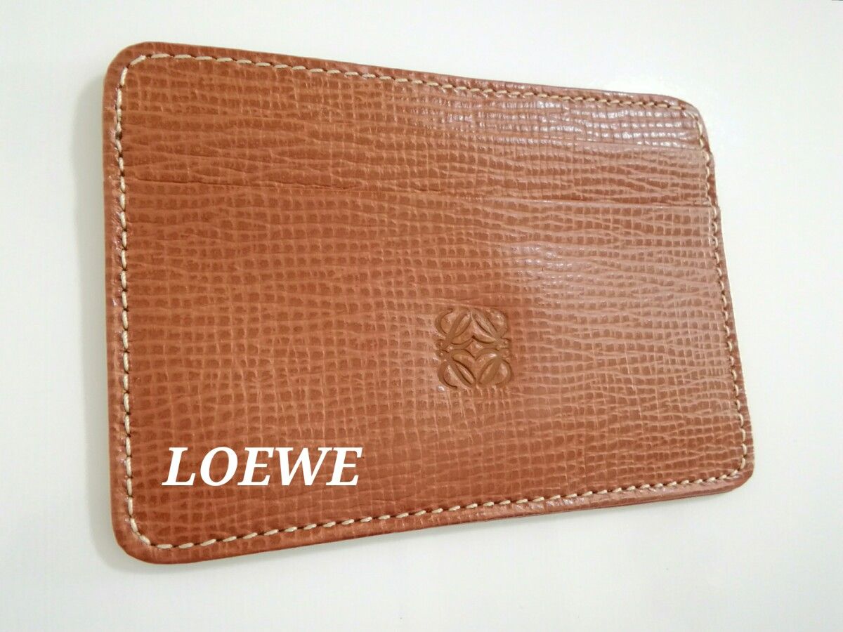 LOEWE ロエベ レザー カードケース レディースファッション 財布、帽子