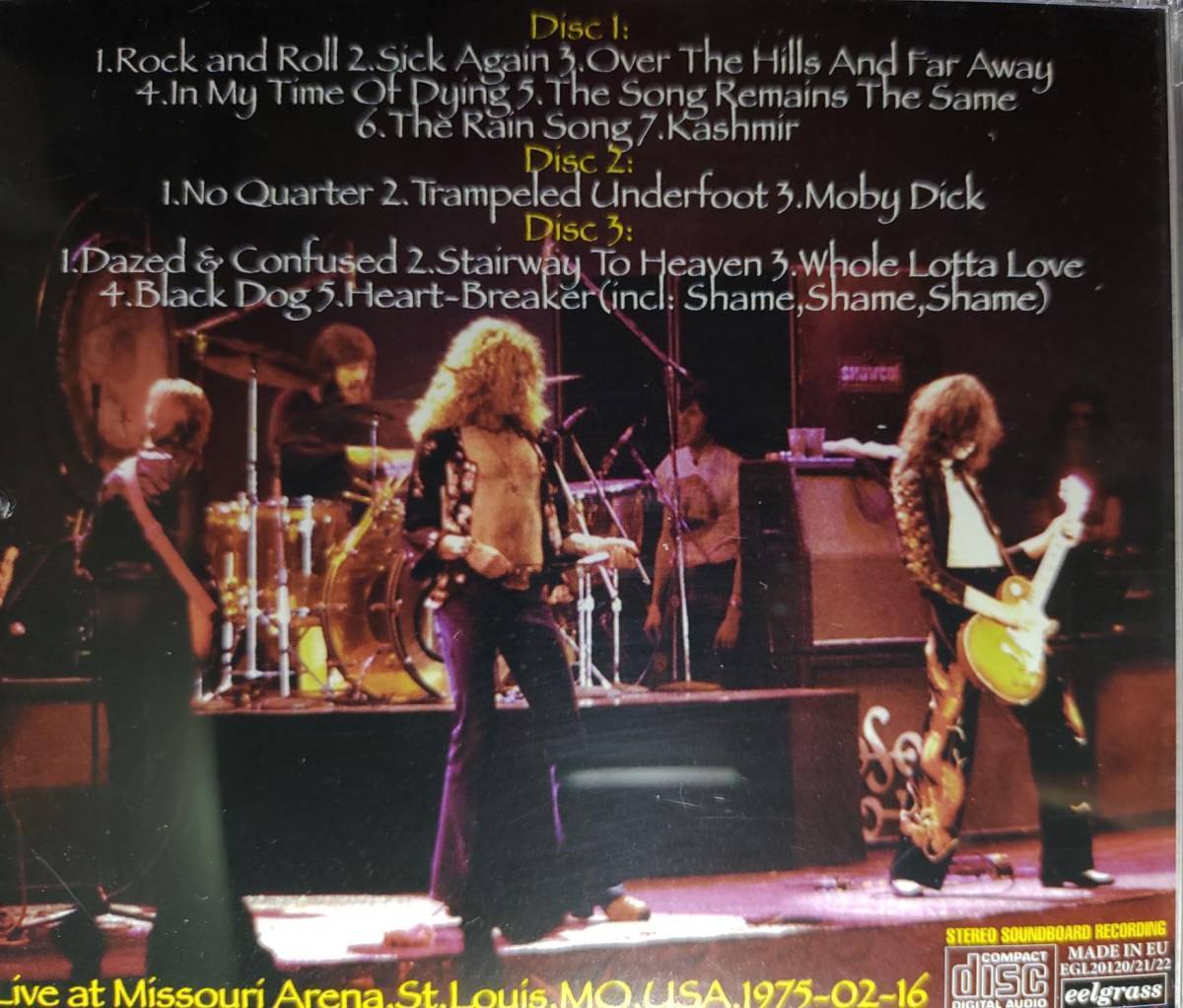 レッド ツェッペリン 1975 ライブ Led Zeppelin Live at Missouri